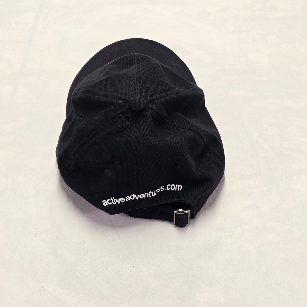 Patagonia Hat Active Adventures South America Black Baseball Cap Strapback Hat - Picture 3 of 6